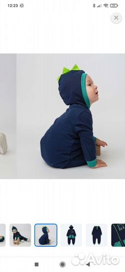 Комбинезон для мальчика флисовый 86 размер