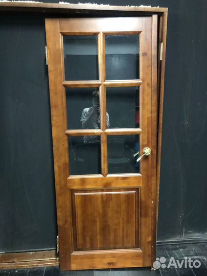 Двухстворчатая межкомнатная дверь