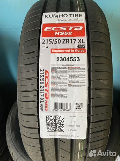Kumho Ecsta HS52 215/50 R17 95W