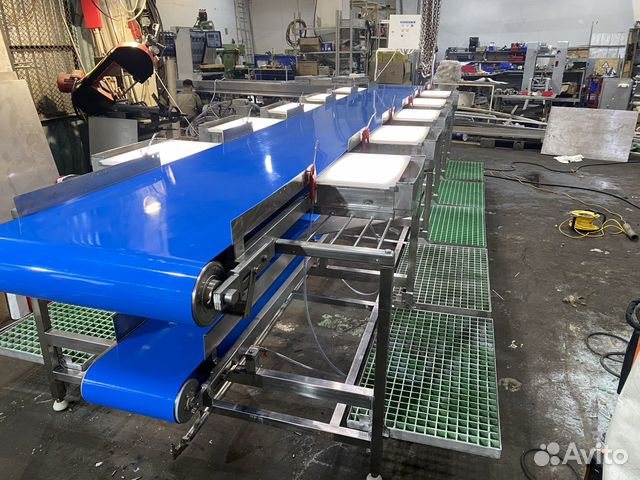 Линия для переработки и потрошения рыбы