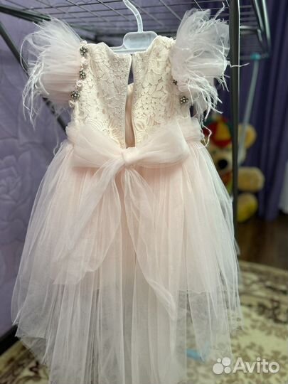 Платье для девочки праздничное 86-92