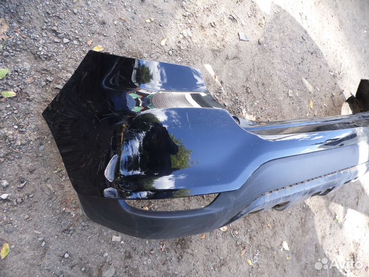 Задний бампер киа рио 4 x-line хлайн хэтчбек