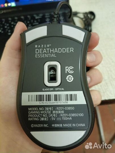 Мышь razer deathadder essential