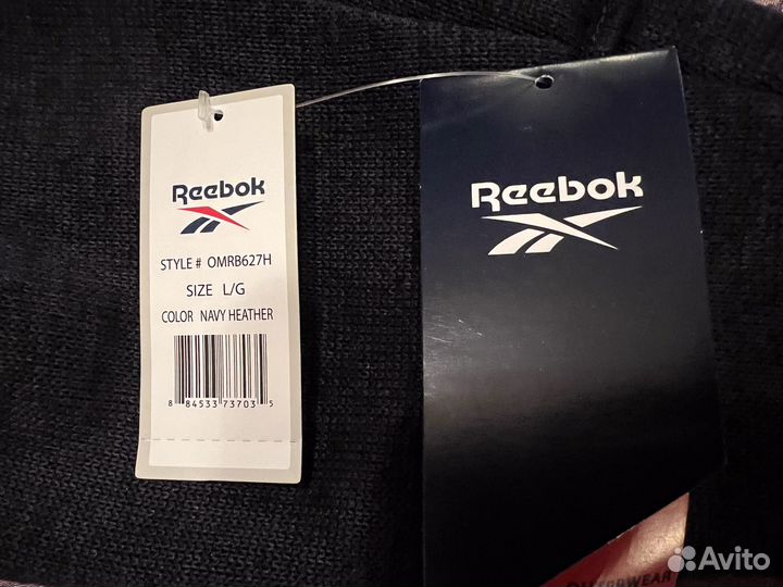 Толстовка мужская утеплённая Reebok новая L/G