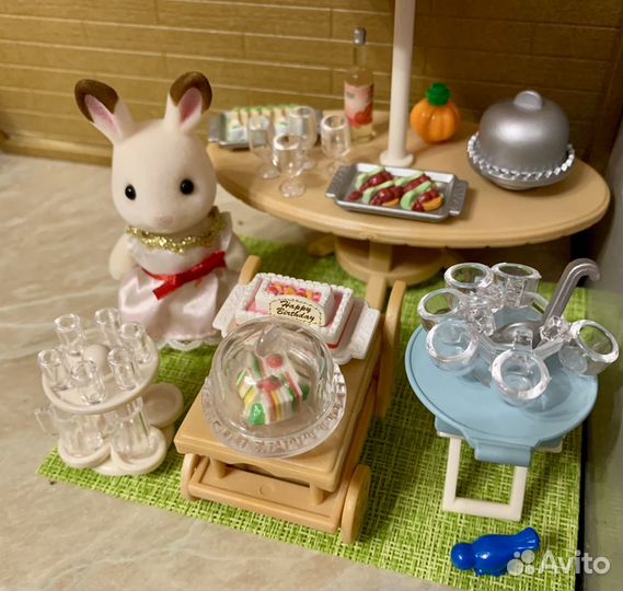 Sylvanian Families набор гостиная ванная туалет