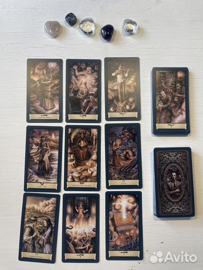 Таро Чёрный Гримуар Некрономикон