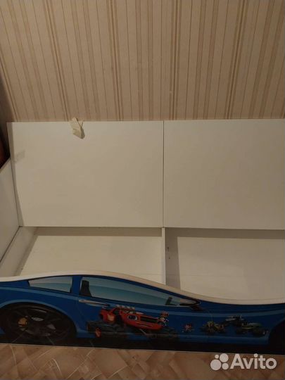 Кровать машинка с ящиками