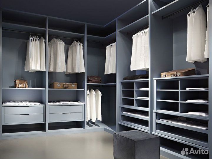 Гардеробные системы по размерам