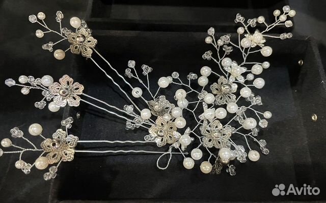 Свадебная веточка для волос