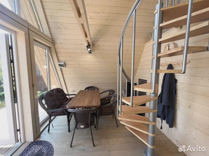 Баня a-frame 6х7 под ключ