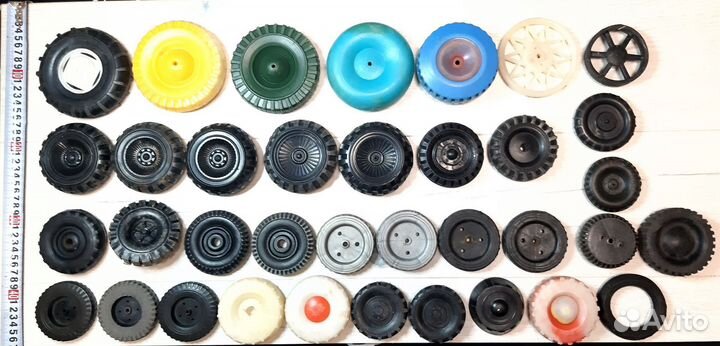 Колеса от советских машинок.Машинки дутыши