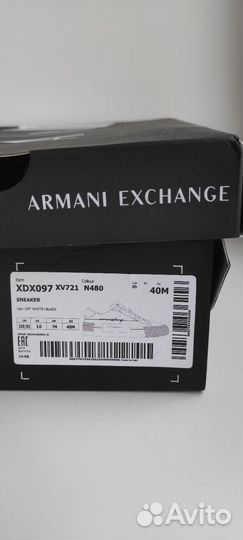 Armani Exchange кеды XDX097 XV721