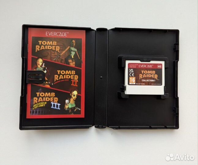 Картридж #40 tomb raider collection 1для Evercade