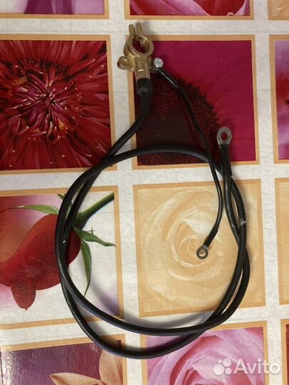 Плюсовой провод латунь