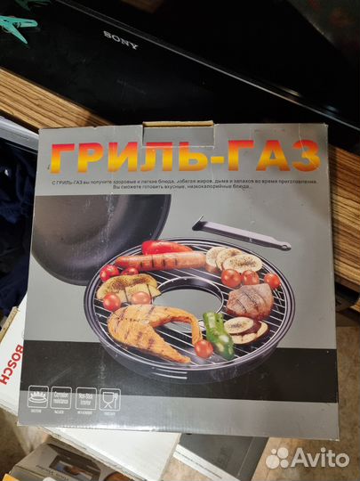 Сковорода гриль газ