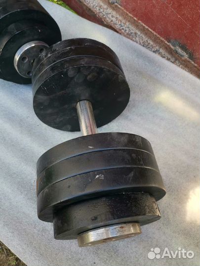 Гантели разборные 2шт по 50кг штанги блины