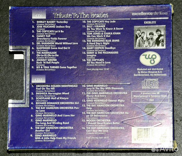 Двойной CD трибьютов Битлз