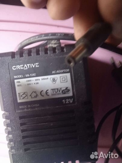 Адаптер блок питания creative AC 12V 4.2A
