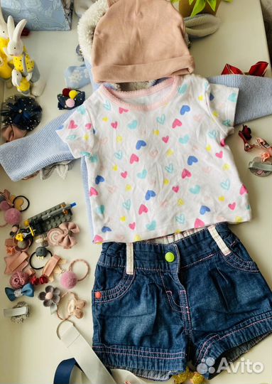 Одежда для девочки некст зара 68 новое бу