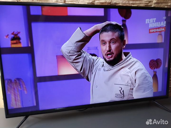 SMART TV. 107см. Android. Отл.сост