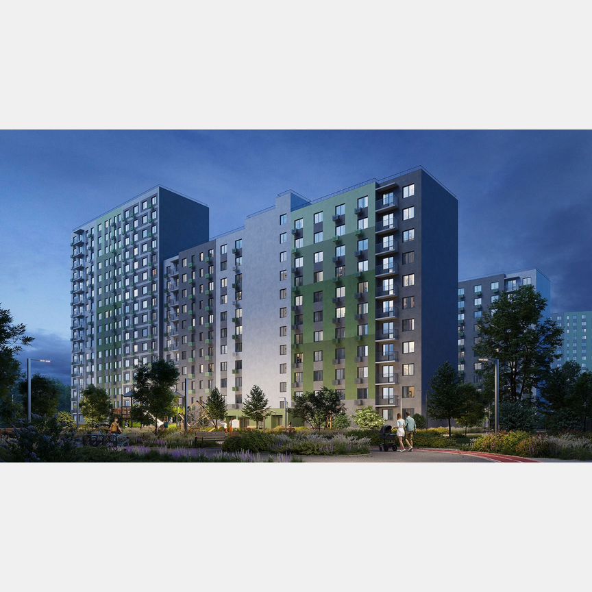 2-к. квартира, 49,3 м², 5/16 эт.