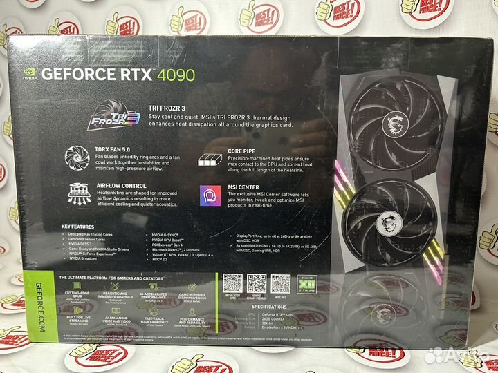 MSI GeForce RTX 4090 Gaming X Trio 24G