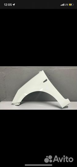 Крыло переднее левое hyundai solaris