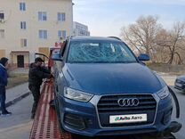 Audi Q3 2.0 AMT, 2017, битый, 155 000 км, с пробегом, цена 800 000 руб.