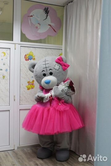 Ростовая кукла Мишка Тедди, зайка Стеша, кот Рыжик