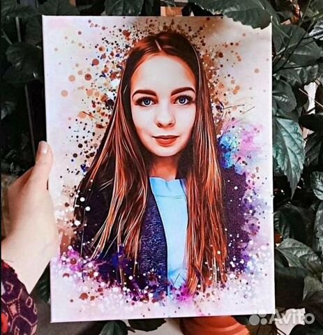 Портрет на холсте 40х60