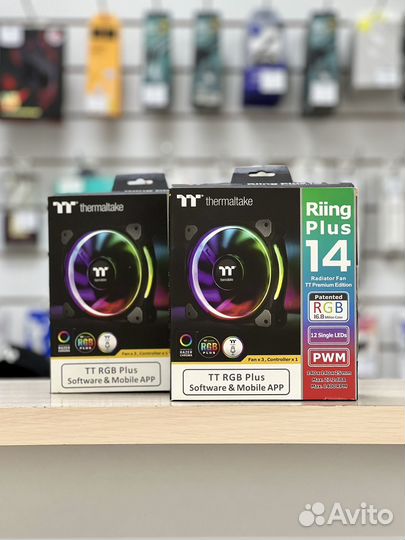 Новые вентиляторы TT Riing Plus 14 RGB
