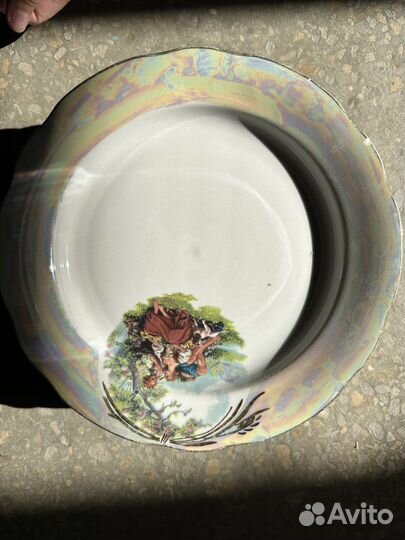 Набор старинной столовой посуды