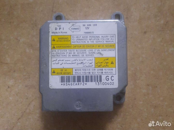 Блок управления srs airbag chevrolet aveo