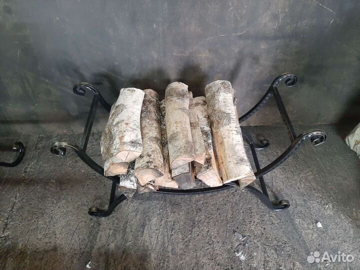 Дровница кованая