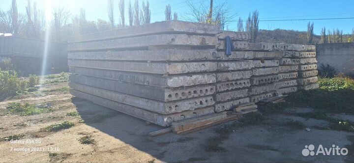 Плиты перекрытия 6.3 и 5.9