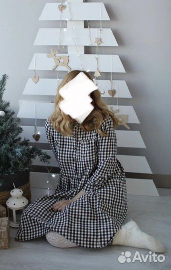 Платье хлопок 42