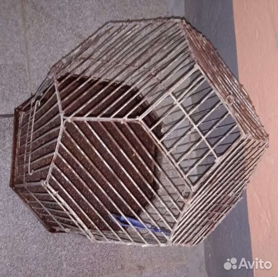 Клетка большая для птиц б/у