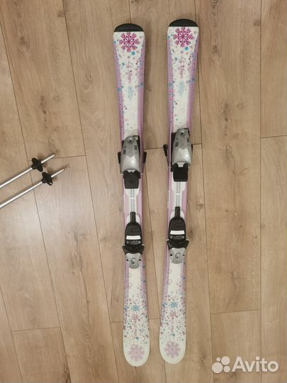 Горные лыжи детские 120 комплект