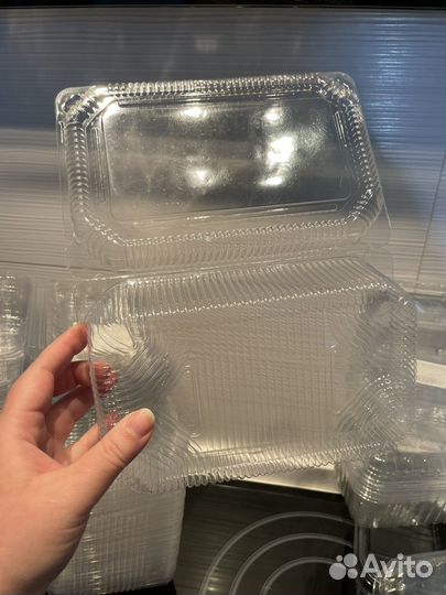 Контейнеры пластиковые прозрачные