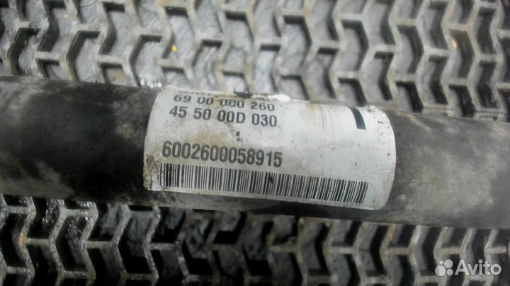 Рейка рулевая без г/у Peugeot 206, 2001