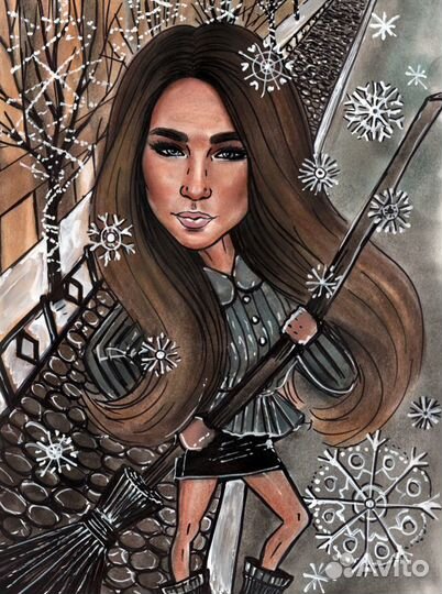 Шарж по фото Художник шаржист Портреты на заказ