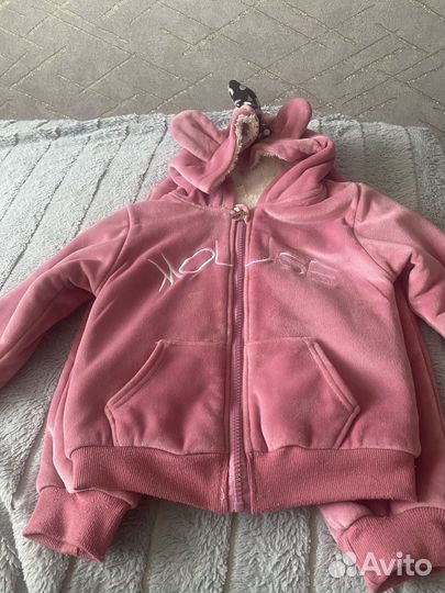 Теплый костюм для девочки