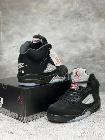 Nike Air Jordan 5 Retro Black Metallic