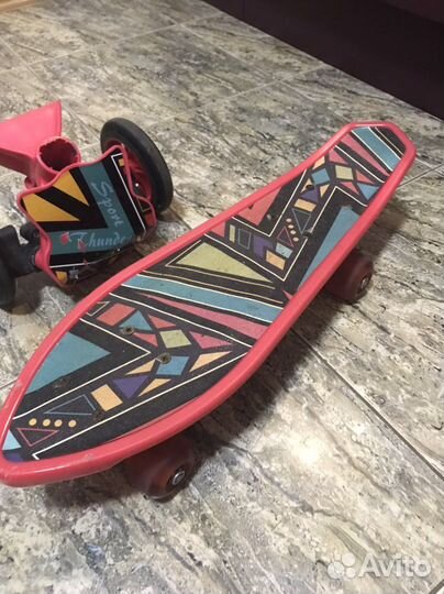 Самокат детский 2 в 1