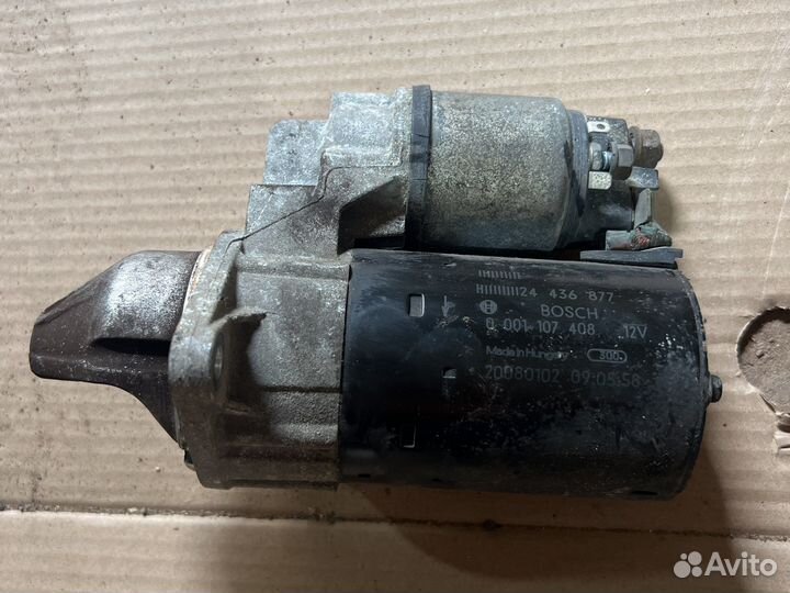 Стартер на opel astra h