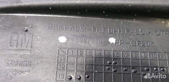 Кронштейн переднего бампера правый Cruze Рестайлин