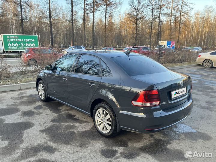 Volkswagen Polo 1.6 МТ, 2017, 111 500 км