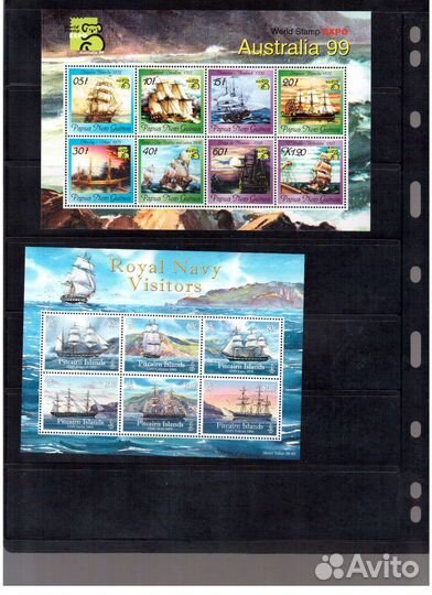 Почтовые марки Корабли Парусники Транспорт 01