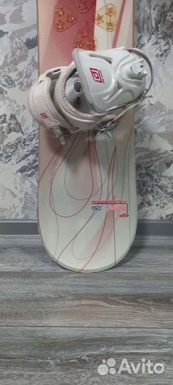 Сноуборд PowderStick 150cm+ крепления Destroyer