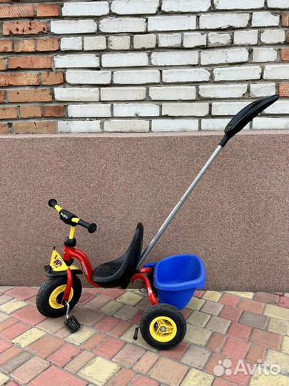 Велосипед трехколесный с ручкой Puky, Германия